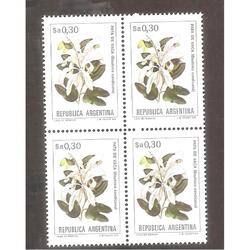ARGENTINA 1983(1411a) CUADRITO FLORES:PATA DE VACA MINT