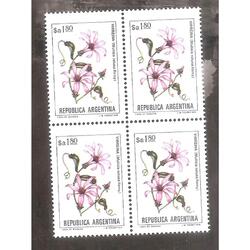 ARGENTINA 1983(1415) CUADRITO FLORES: VIRREINA  MINT