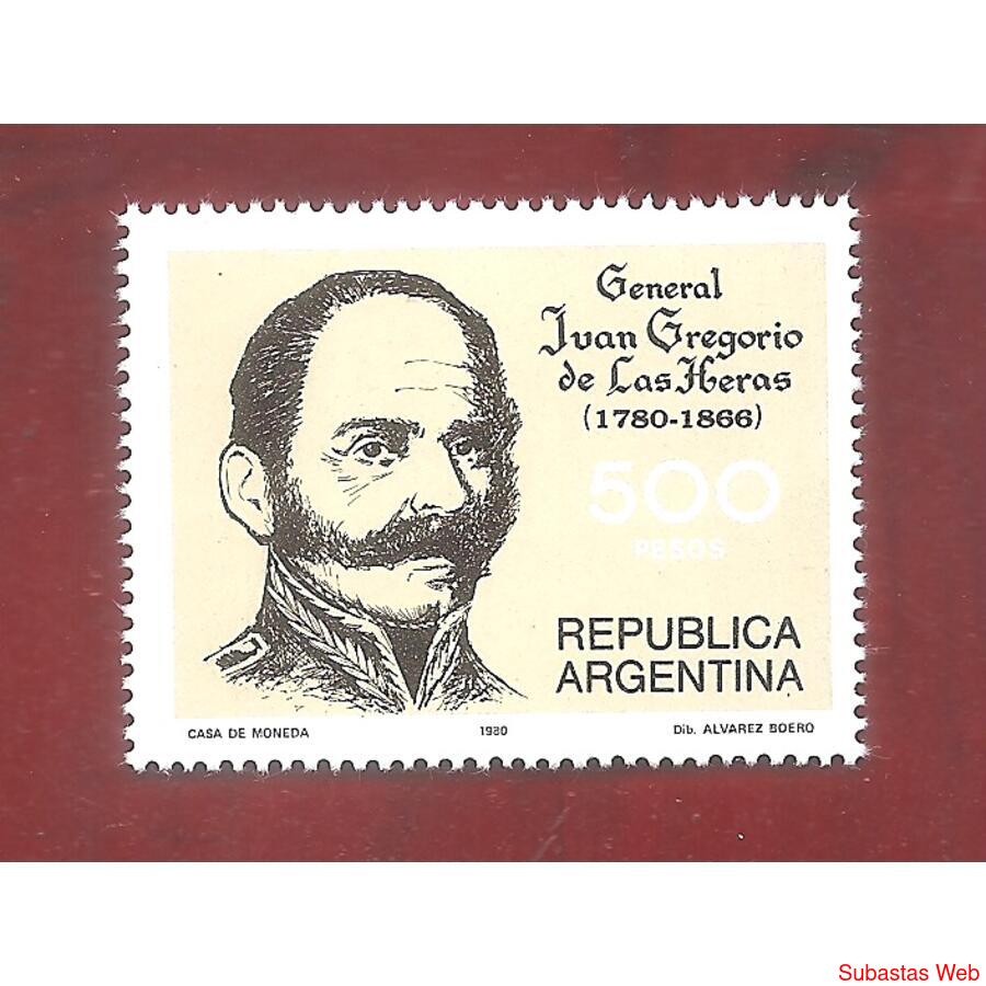 ARGENTINA 1980(1240) BICENTENARIO DE PROCERES  MINT
