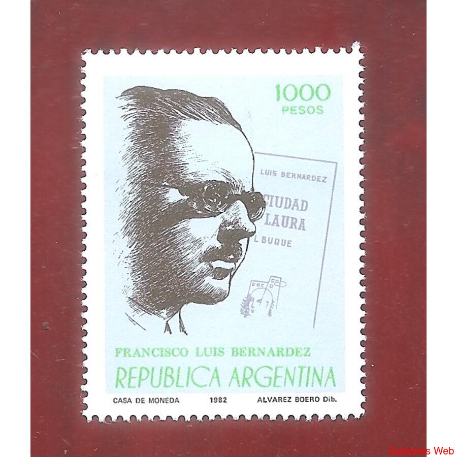 ARGENTINA 1982(1327)  AUTORES NACIONALES  MINT
