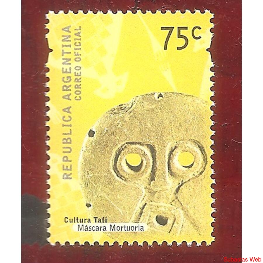 ARGENTINA 2000(2371b) CORREO ORDINARIO: MASCARA MORTUORIA  M