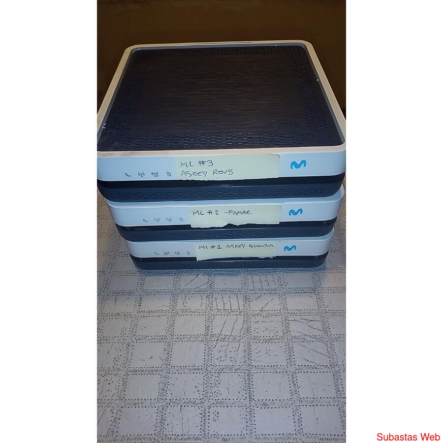 3 modems de fibra optica FTTH ASKEY
