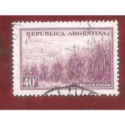 ARGENTINA 1945(452A) PROC Y RIQ.: CAÑA DE ASUCAR  SIN FILIGR