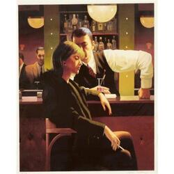 Cuadro Reproduccion Jack Vettriano "Cocktails and broken hea