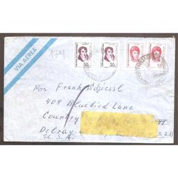 ARGENTINA 1975  SOBRE CIRCULADO NUMERO 174