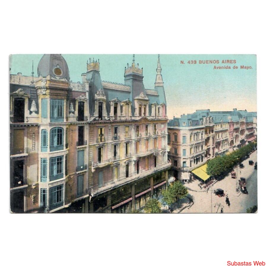 ARGENTINA. Buenos Aires. Avenida de Mayo. 1911.