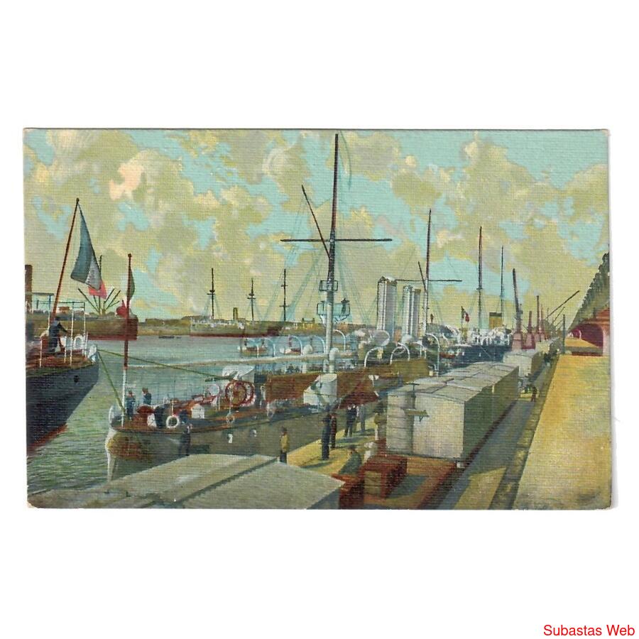 ARGENTINA. Buenos Aires. Puerto Madero. Dique N°4. 1920.
