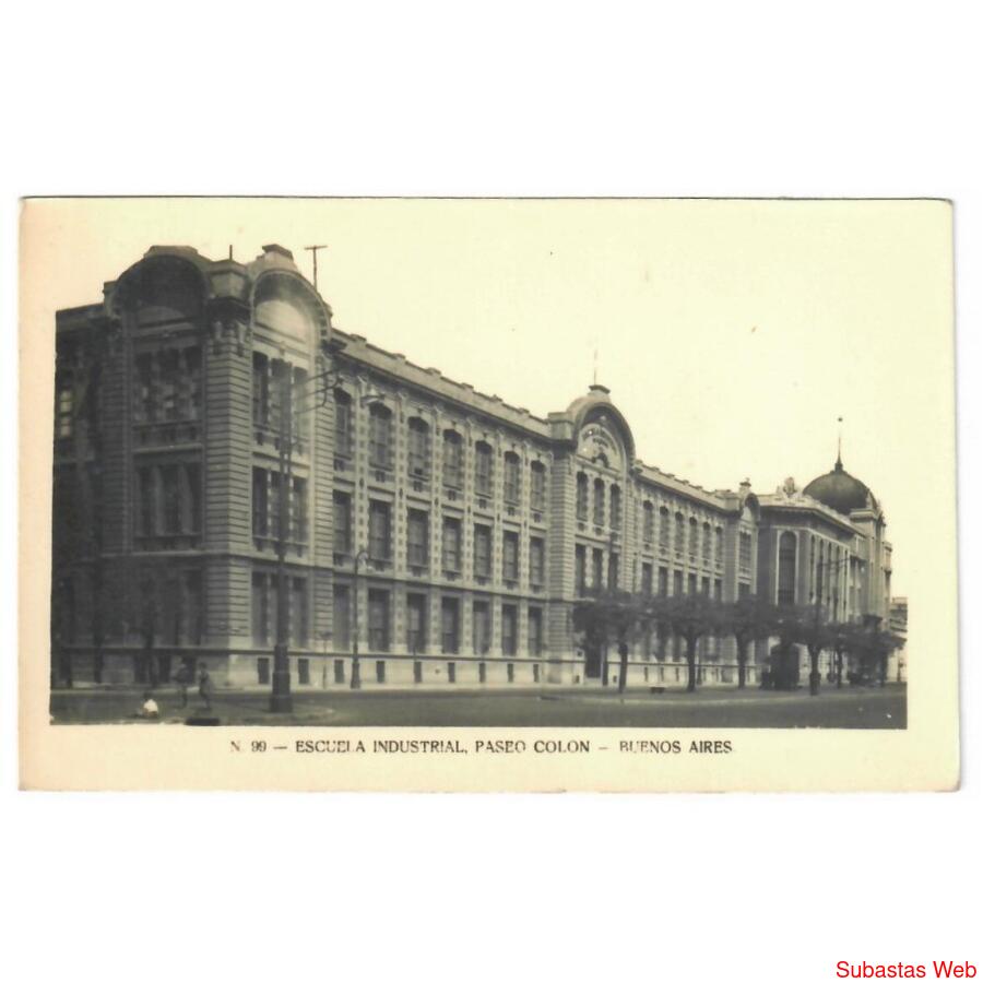 ARGENTINA. Buenos Aires. Paseo Colón. Escuela Industrial.