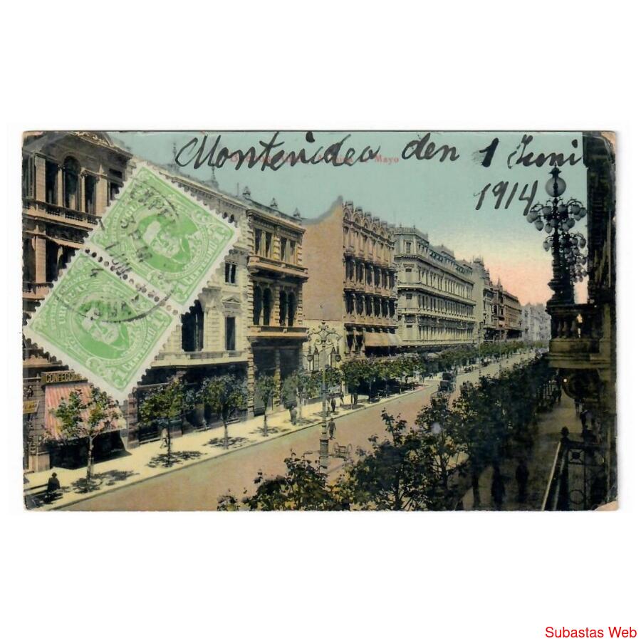 ARGENTINA. Buenos Aires. Avenida de Mayo. 1914.