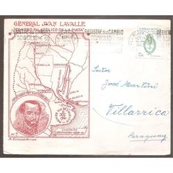 ARGENTINA 1943 SOBRE CIRCULARO NUMERO 83A