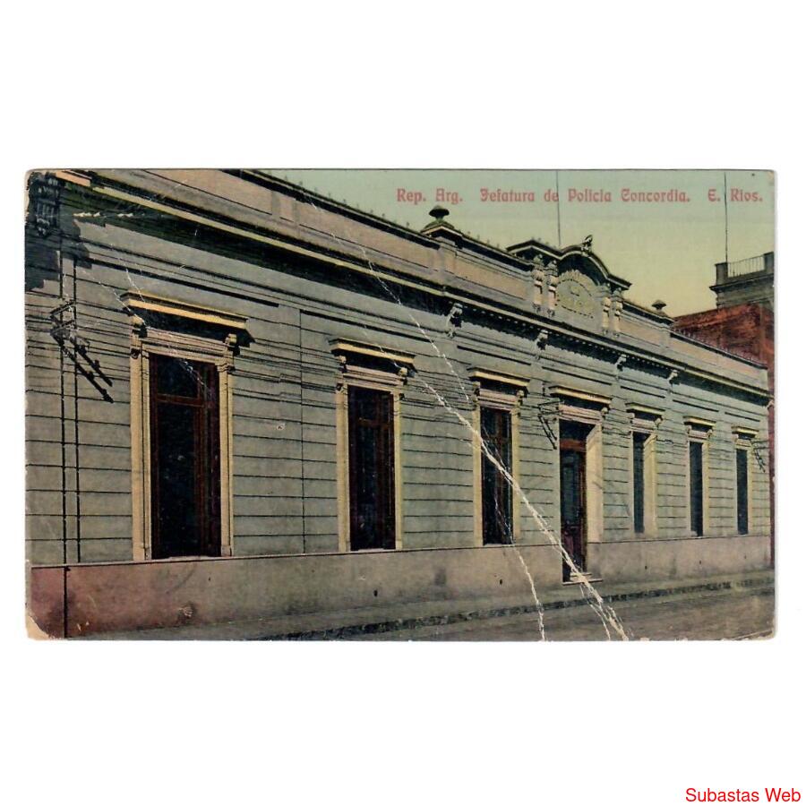 ARGENTINA • CONCORDIA • Jefatura de Policía • 1918