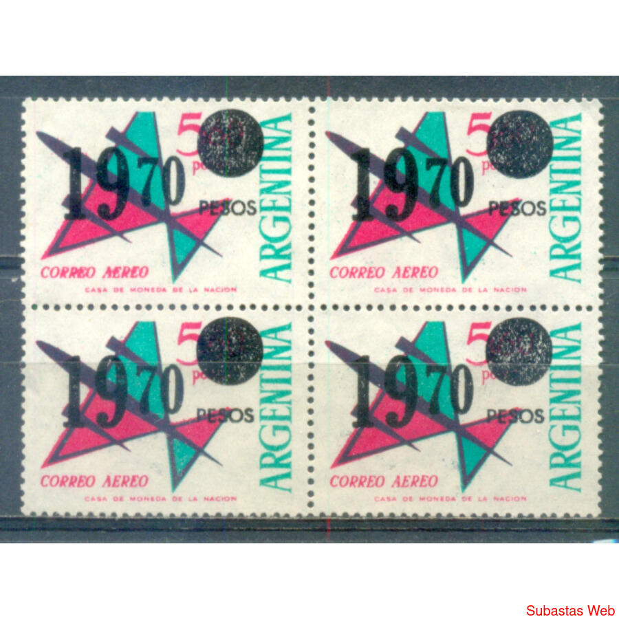 ARGENTINA GJ1700 AVION RESELLADO CUADRO NUEVO. U$12.00