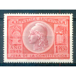 ARGENTINA GJ 973 JURA DE LA CONSTITUCION. EJEMPLAR NUEVO @@@