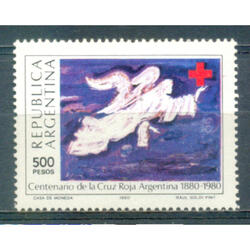 ARGENTINA GJ1910. 100 AÑOS DE LA CRUZ ROJA ARGENTINA. MINT