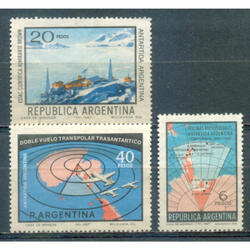 ARGENTINA GJ1438/1440 ANTARTIDA SERIE COMPLETA NUEVA U$3.00