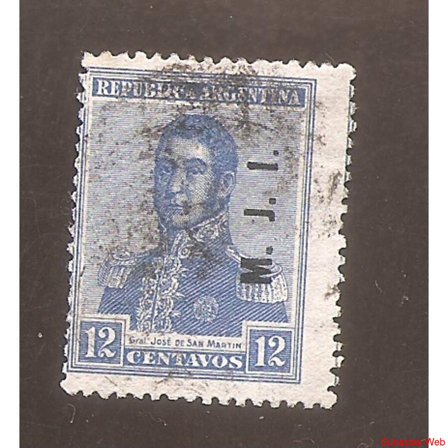 ARGENTINA 1917(219I-113) SAN MARTIN FILI HH,  13,5x13,5  MJI