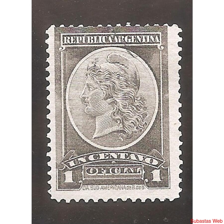 ARGENTINA 1901(30OFI) SELLOS OFICIALES  USADO