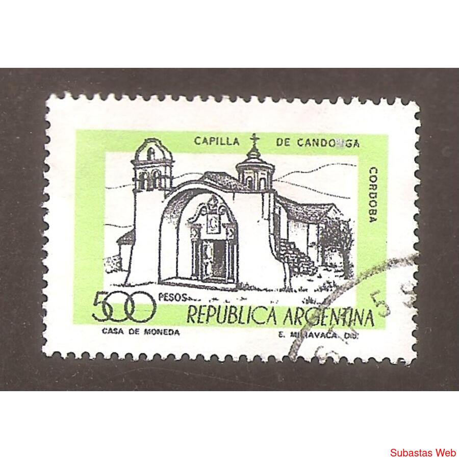 ARGENTINA 1978(1136a) CAPILLA CANDONGA MATE FOSFO USADA