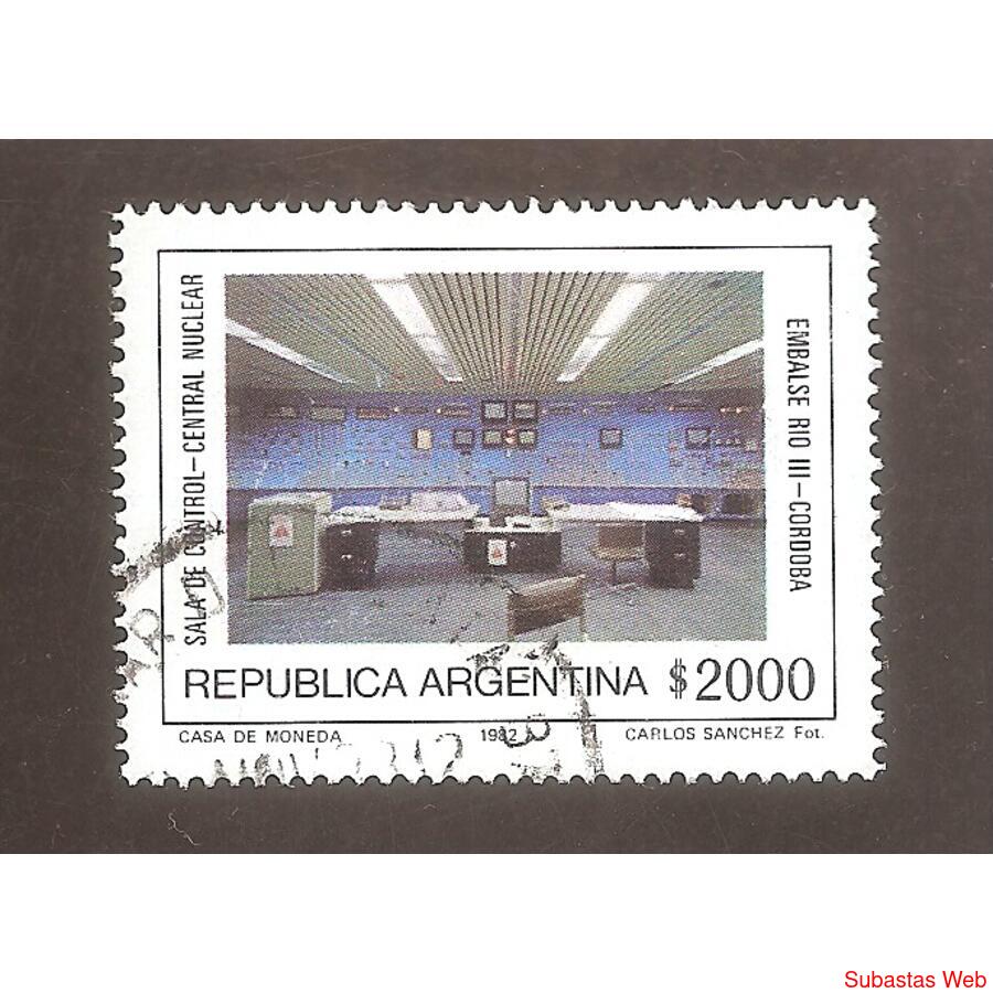 ARGENTINA 1982(1356) OBRAS DE INFRAESTRUCTURA USADA