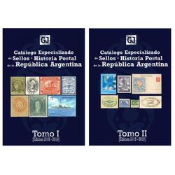 CATALOGO GJ de SELLOS ARGENTINOS GJ 2019 En DOS TOMOS.