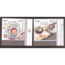 ARGENTINA 2016(4188-89) TRADICIONES ARGENTINA-RUSIA C/BORDE