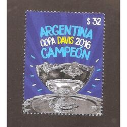 ARGENTINA 2017(4217) CAMPEONES DE LA DAVIS  MINT