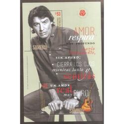 ARGENTINA 2017(BLOCK266) HOMENAJE A SANDRO  MINT