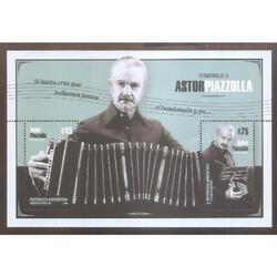 ARGENTINA 2018(BLOCK269) HOMENAJE ASTOR PIAZOLA  MINT