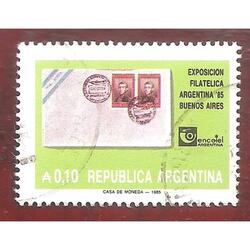 ARGENTINA 1985(1523) SOBRES TRANSPORTADOS  USADA