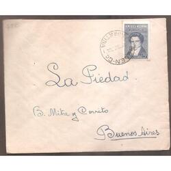 ARGENTINA  1941  SOBRE CIRCULADO NUMERO 78C