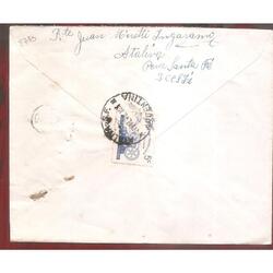 ARGENTINA 1945  SOBRE CIRCULADO NUMERO 87B