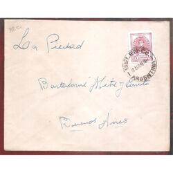 ARGENTINA 1946 SOBRE CIRCULADO NUMERO 88C