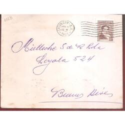 ARGENTINA 1951  SOBRE CIRCULADO NUMERO  112B