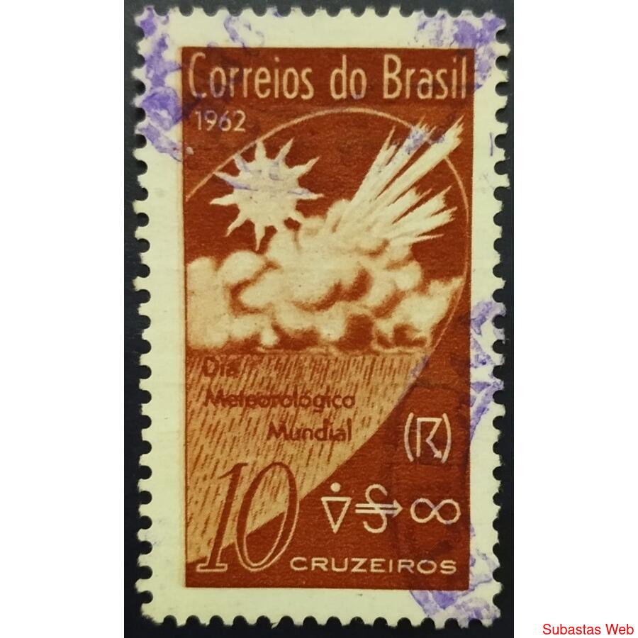 BRASIL AÑO 1962, SCOTT 936, USADA