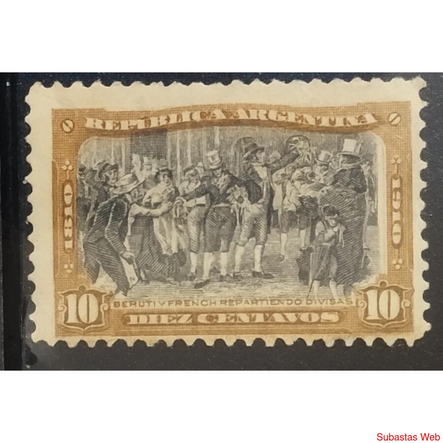 ARGENTINA AÑO 1910, GJ 306, NSG