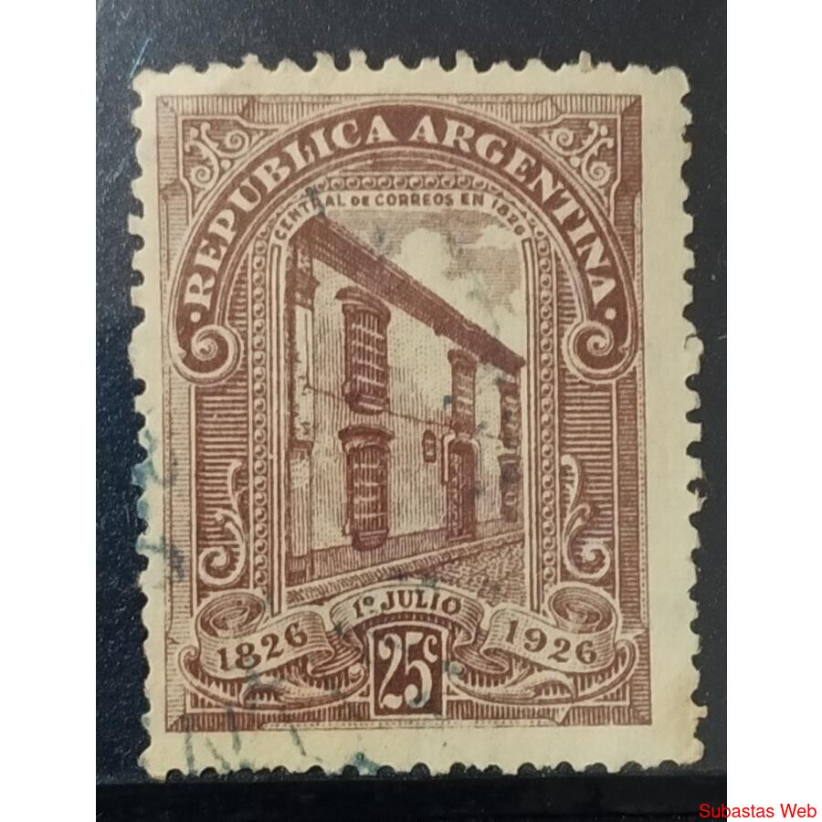 ARGENTINA AÑO 1926, GJ 625, USADA