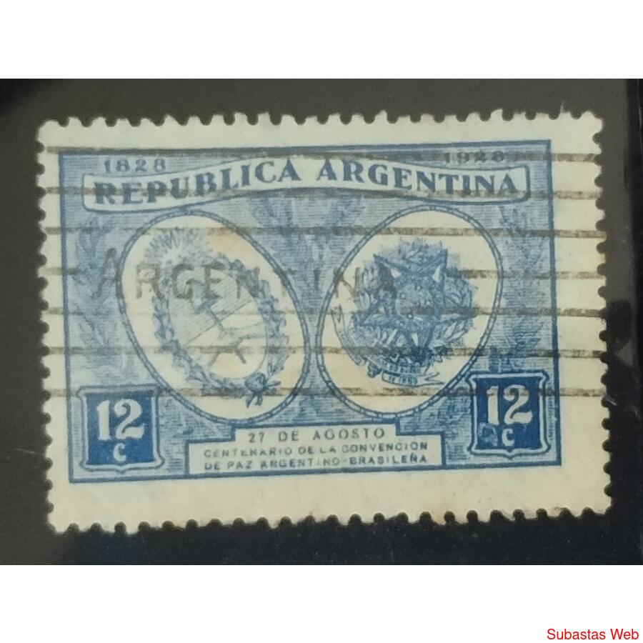 ARGENTINA AÑO 1928, GJ 656, USADA