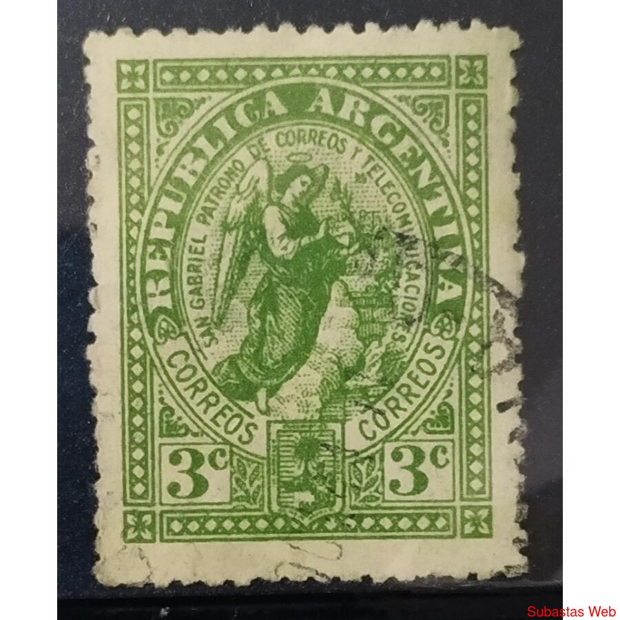 ARGENTINA AÑO 1944, GJ 917, USADA