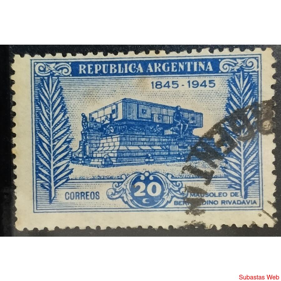 ARGENTINA AÑO 1945, GJ 925, USADA