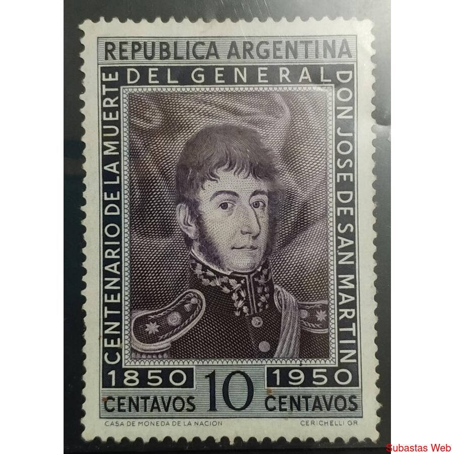 ARGENTINA AÑO 1950, GJ 976, NSG