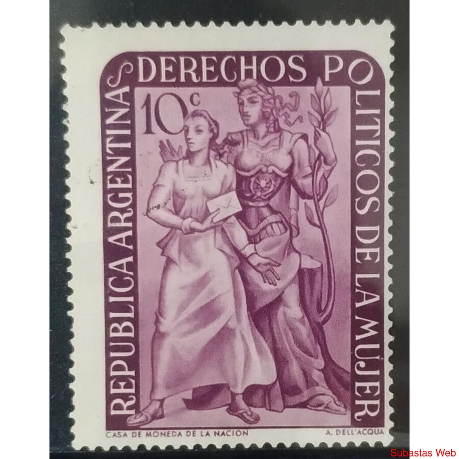 ARGENTINA AÑO 1951, GJ 1001, USADA