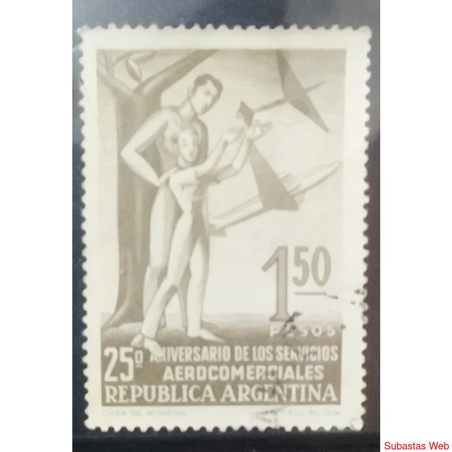 ARGENTINA AÑO 1955, GJ 1059, USADA