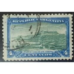 ARGENTINA AÑO 1910, GJ 304, USADA