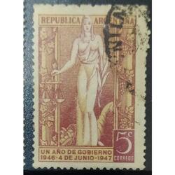 ARGENTINA AÑO 1947, GJ 947, USADA