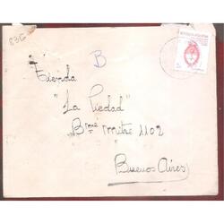 ARGENTINA 1943  SOBRE CIRCULADO  NUMERO 83G