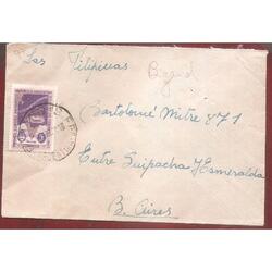 ARGENTINA 1947  SOBRE CIRCULADO NUMERO  97