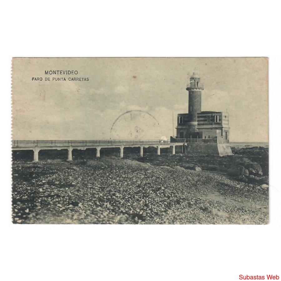 URUGUAY • MONTEVIDEO • FARO DE PUNTA CARRETAS • 1925