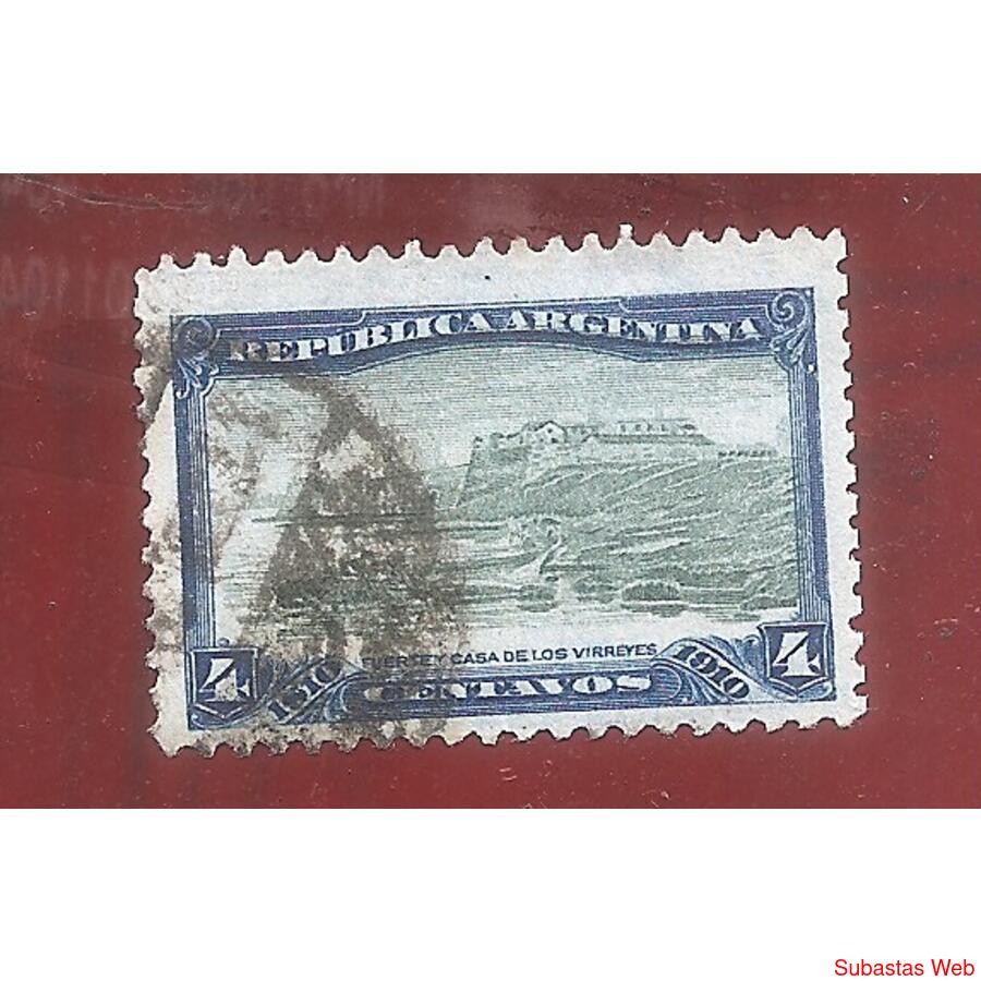 ARGENTINA 1910(152) CENTENARIO DE LA REVOLUCION  USADA