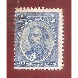 ARGENTINA 1888(60) PROCERES NACIONALES: URQUIZA  USADA