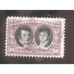 ARGENTINA 1910(158) CENTENARIO DE LA REVOLUCION USADA